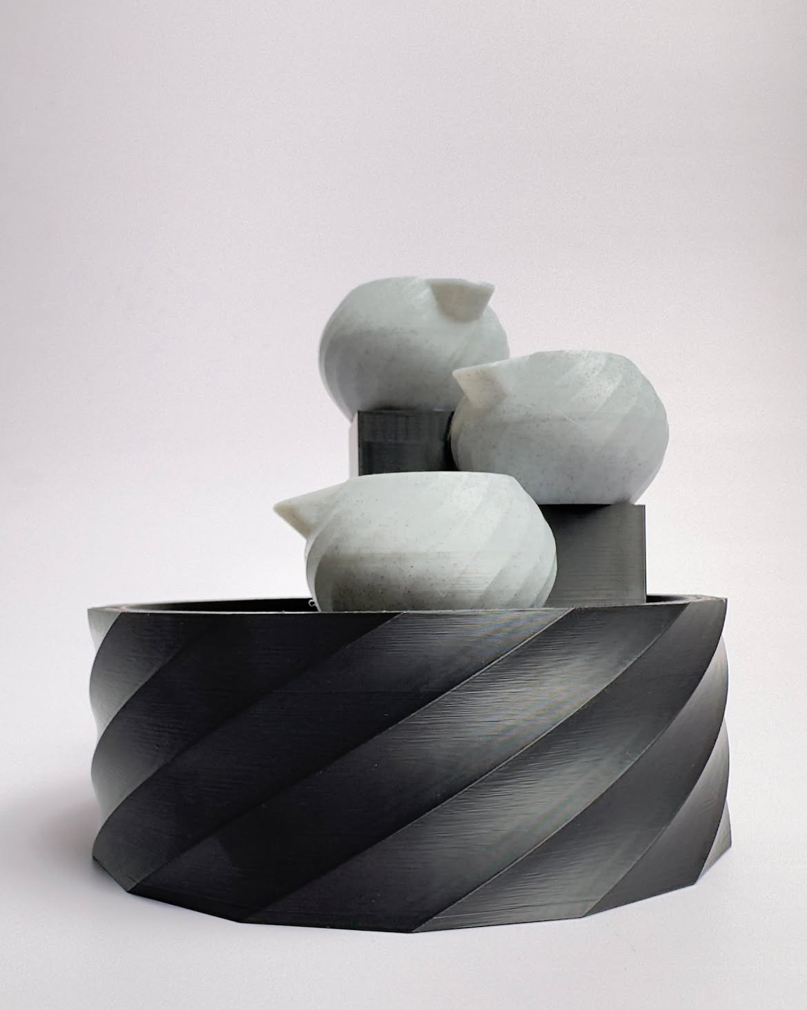 Cairn — A Sculptural Tabletop Fountain