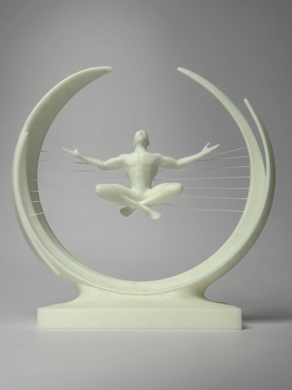 The Floating Yogi — A Study in Gravity-Defying Stillness